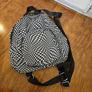 SO Houndstooth Mini Backpack NWOT